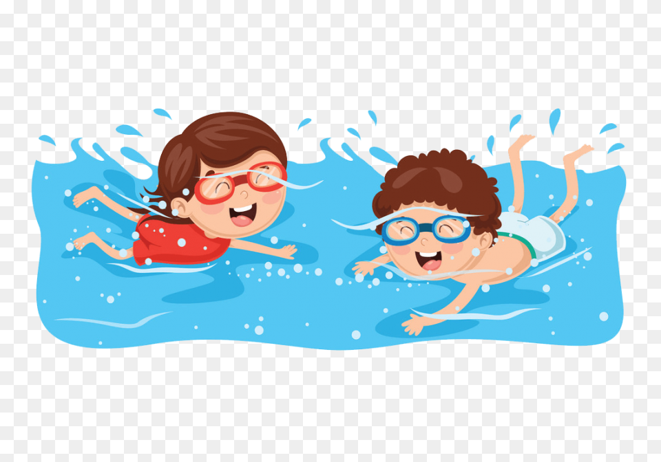 A Kid Swimming Clipart Transparent 