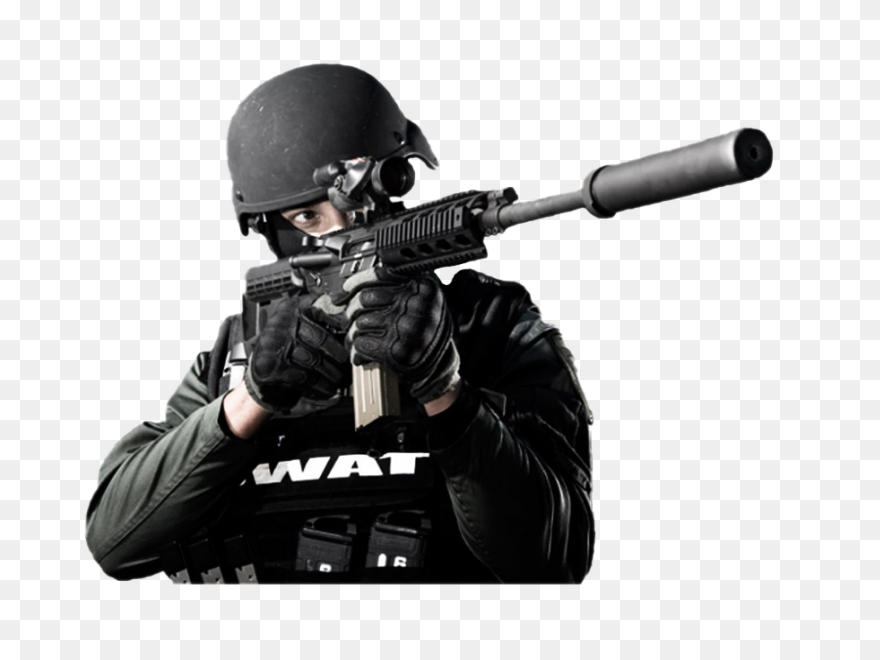 4K Clearing Room Swat Back Angle M4