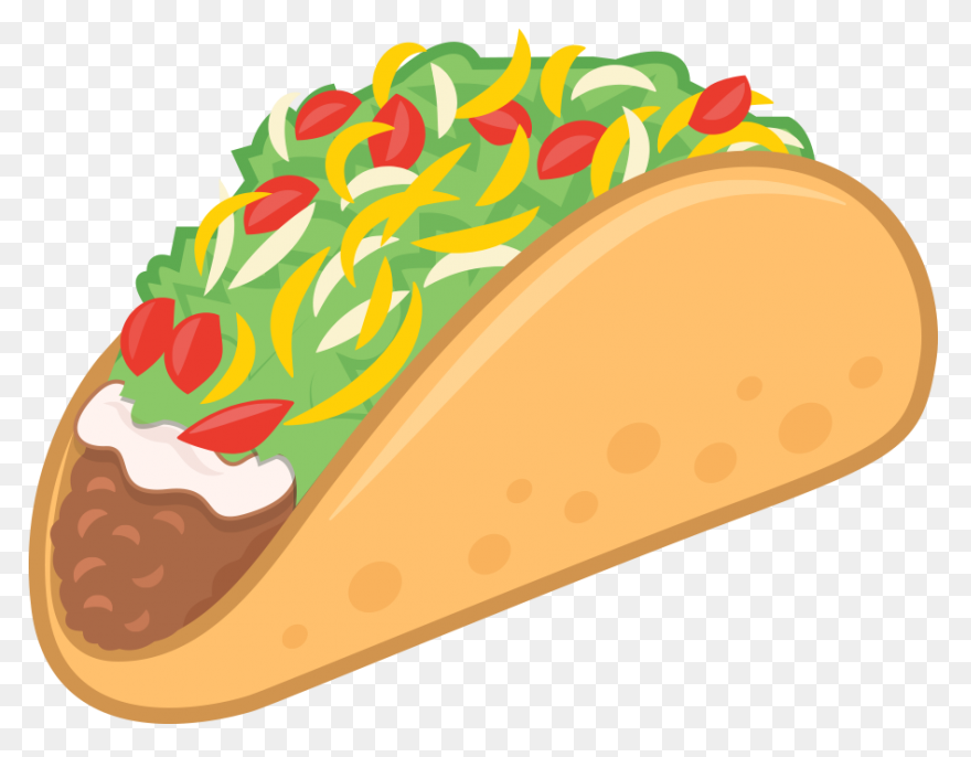 Veggie Taco - Emoji Clipart - Full 