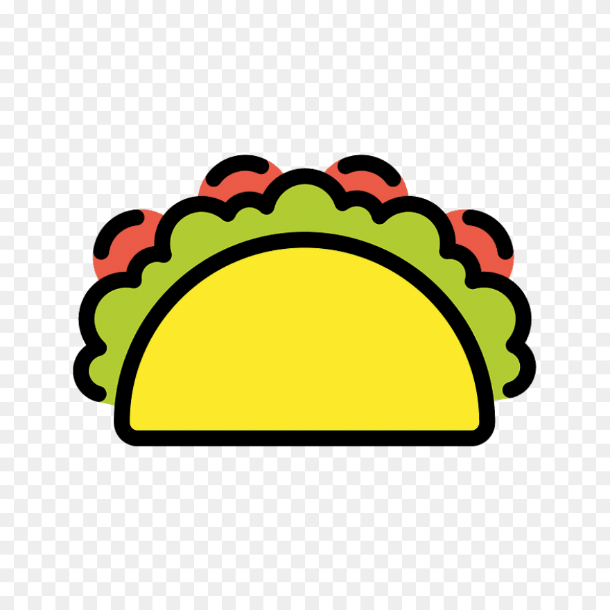 Veggie Taco - Emoji Clipart - Full 