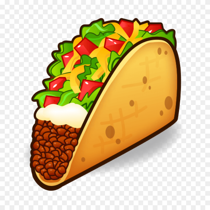 Veggie Taco - Emoji Clipart - Full 