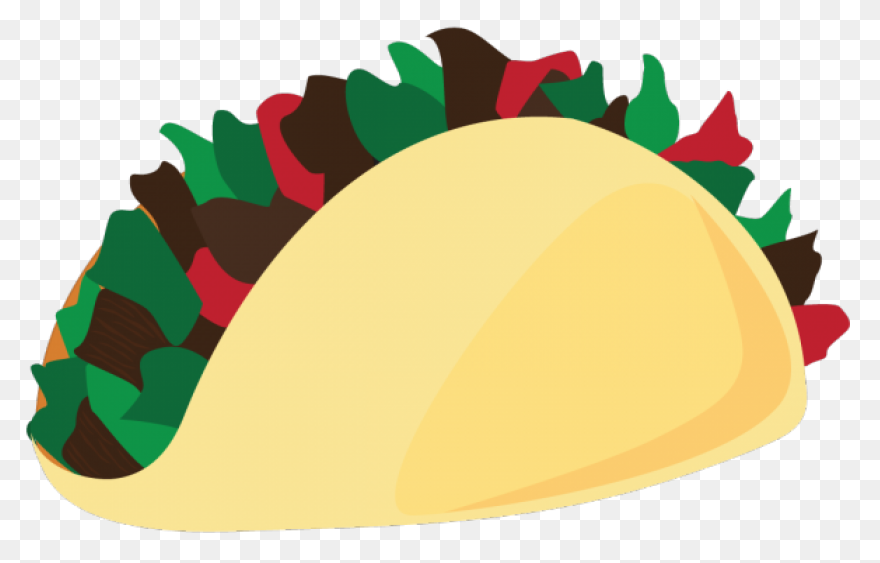 Veggie Taco Emoji Clipart Full - Taco Emoji