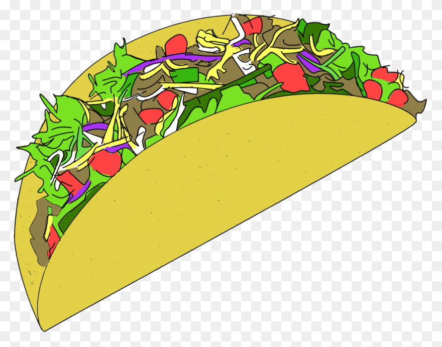 Taco Clipart Two - Taco - Png Downl