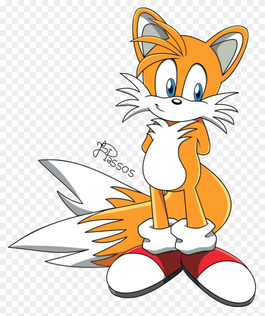 Tails Dark Tails Sticker - Tails Da