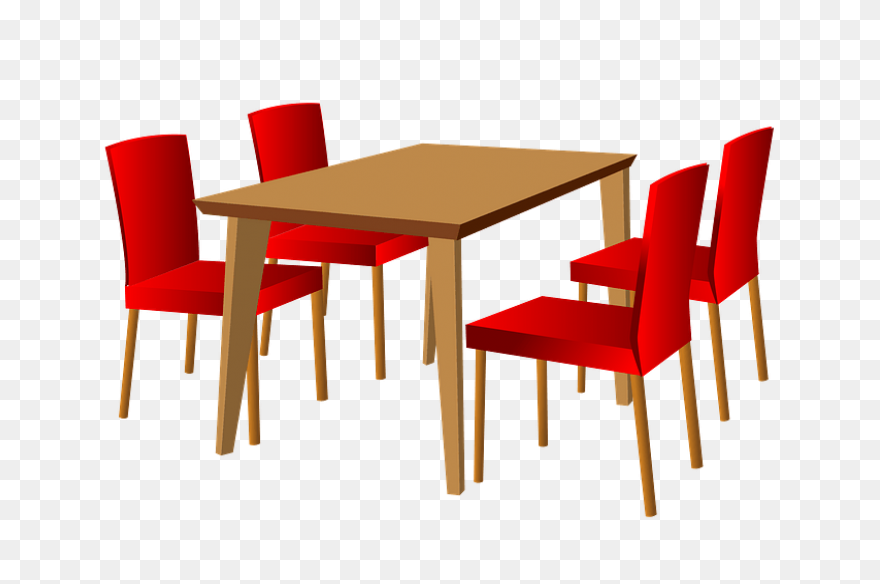 Kitchen Table And Chairs Clipart Ki