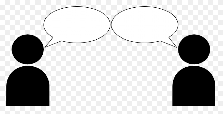Two People Talking Icon - Two Peopl