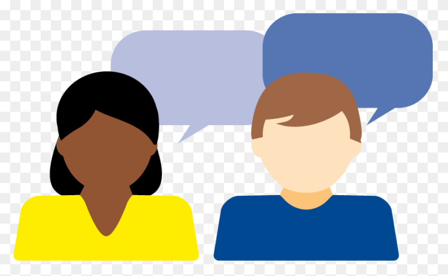 Two People Talking Icon Two - Talking