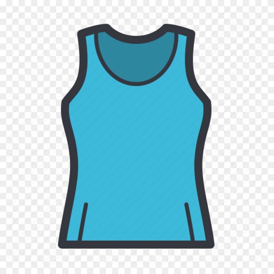 Blue Tank Top Women Icon - Tank Top
