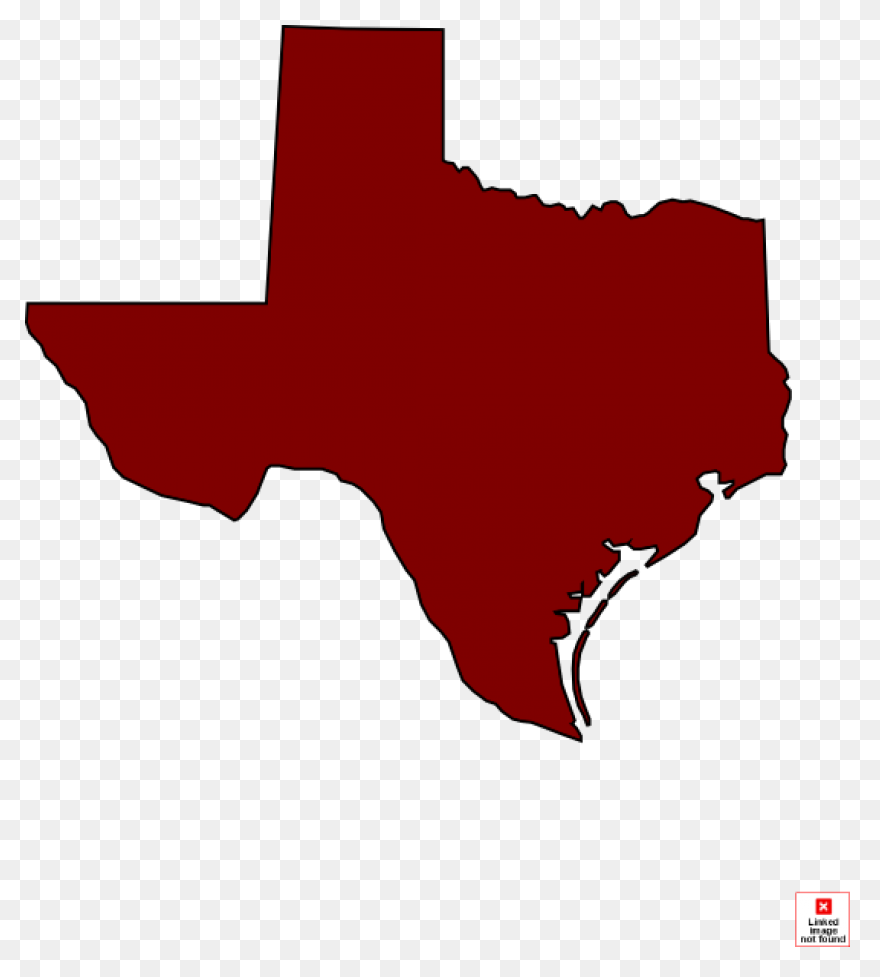 State Of Texas Outline Png - Texas Silhouette