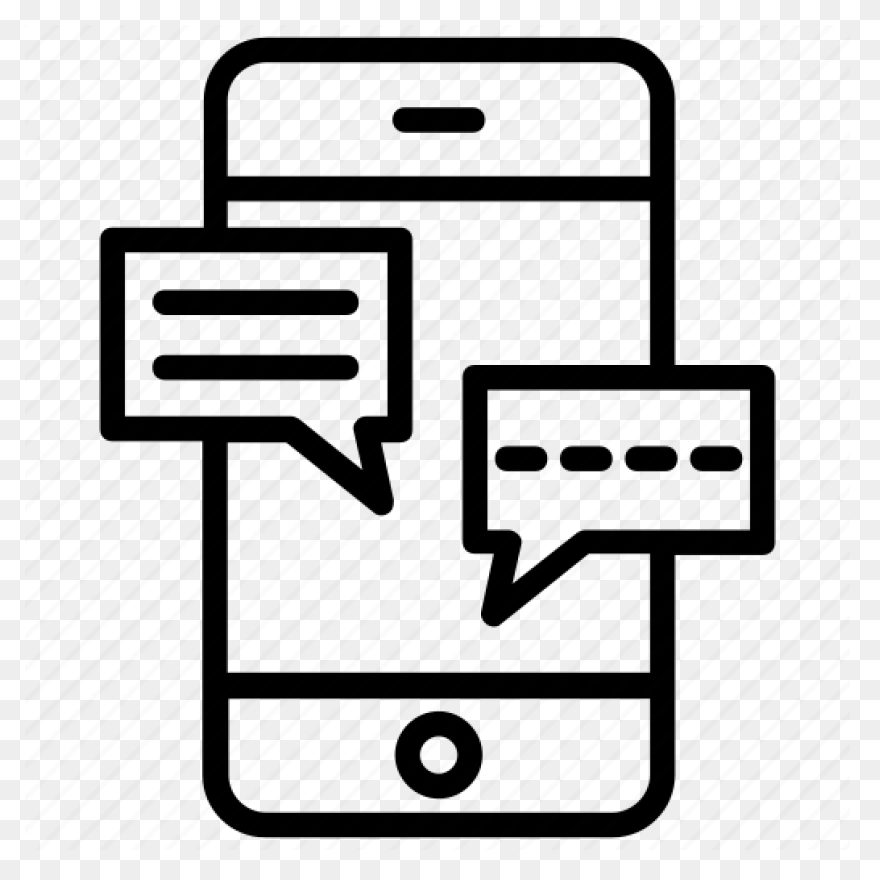 10 Blue Sms Icon Images - Text Mess