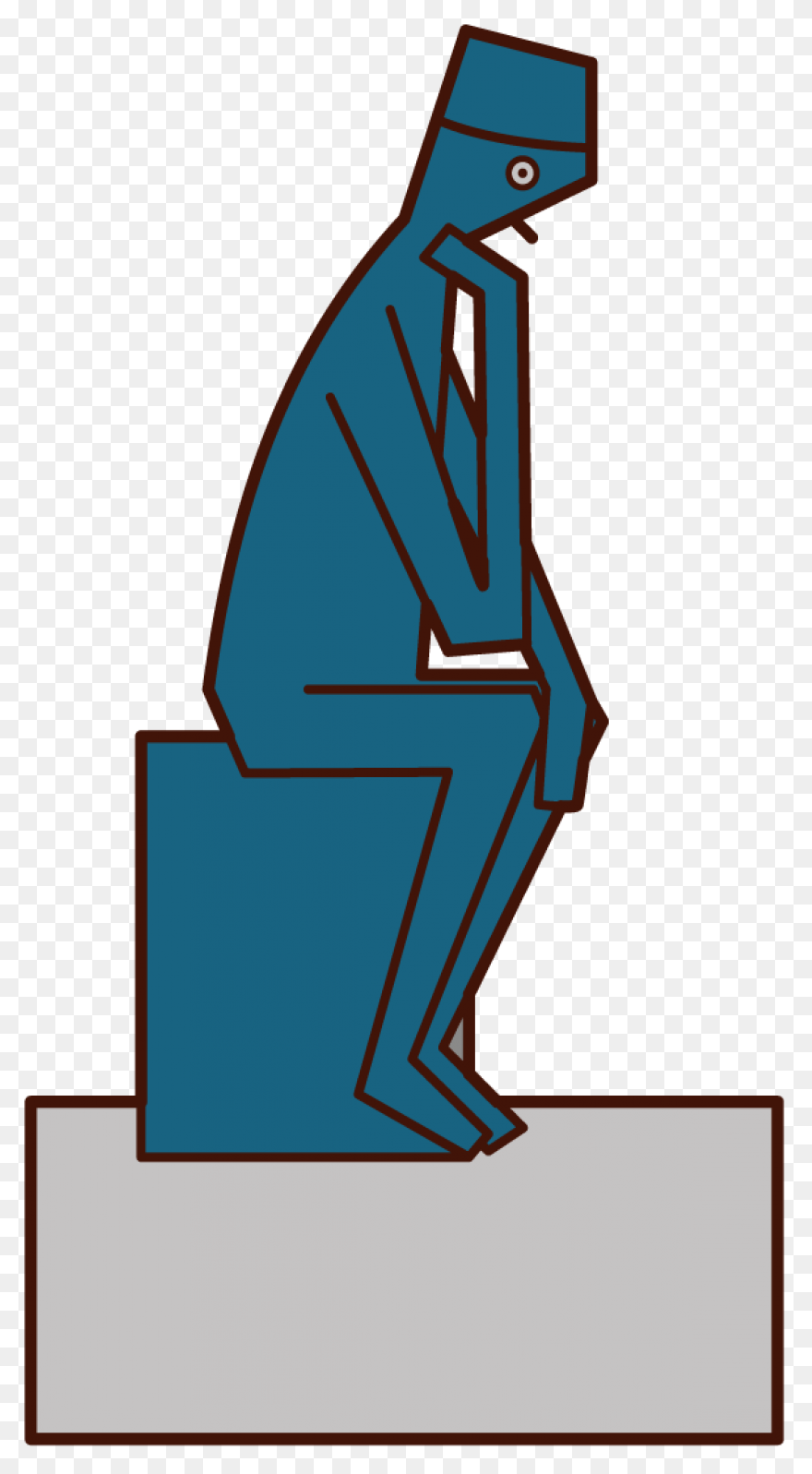 Illustrations Of The Rodin Museum - The Thinker