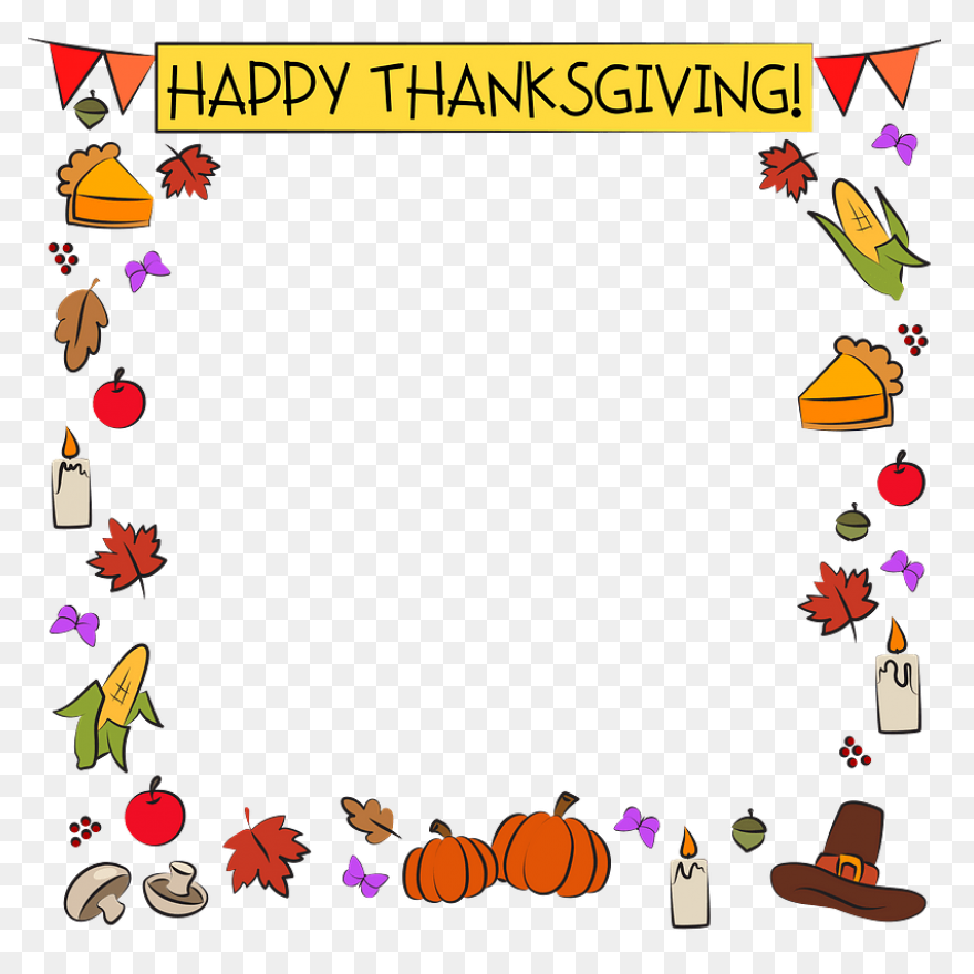 Free Thanksgiving Border Cliparts, 