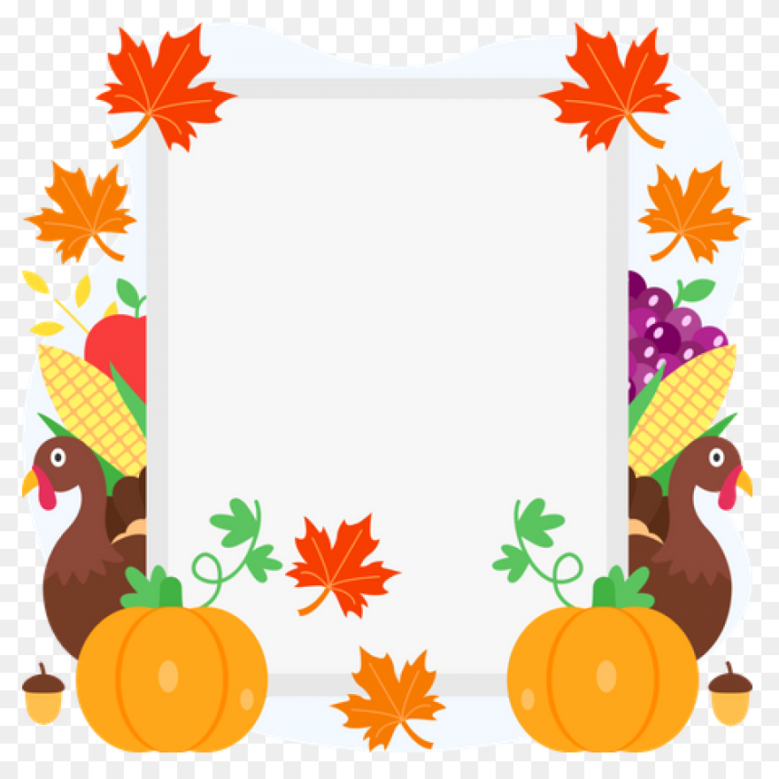 Free Thanksgiving Border Cliparts, 