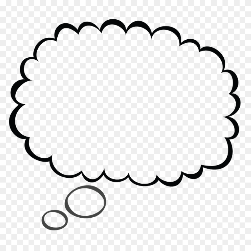 Free Transparent Thinking Bubble, D