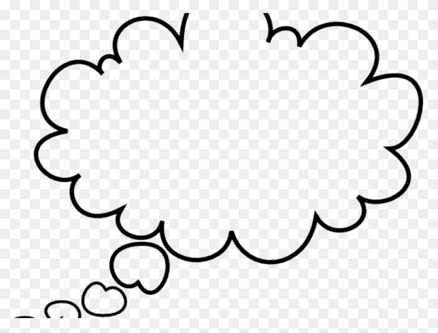 Free Transparent Thinking Bubble, D