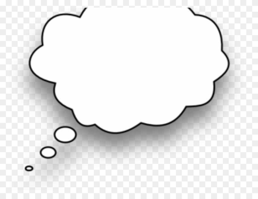 Free Transparent Thinking Bubble, D