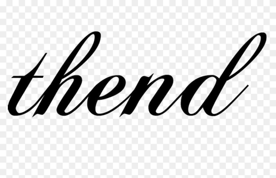 The End Logo On Behance - The End