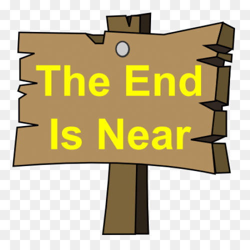 The End Is Near! Clip Art Image - C