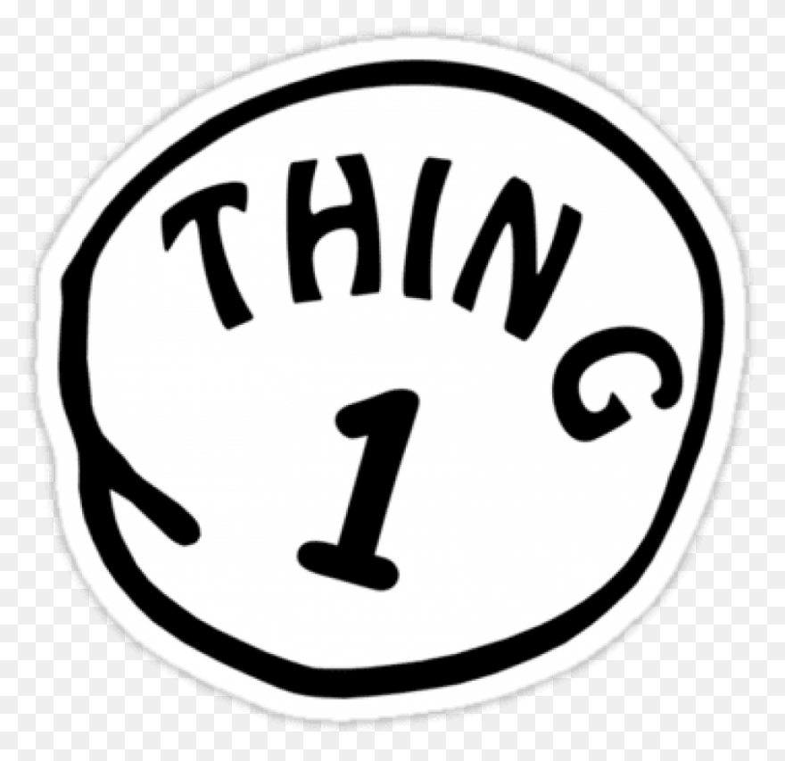 Dr Seuss Coloring Pages Thing 1 And