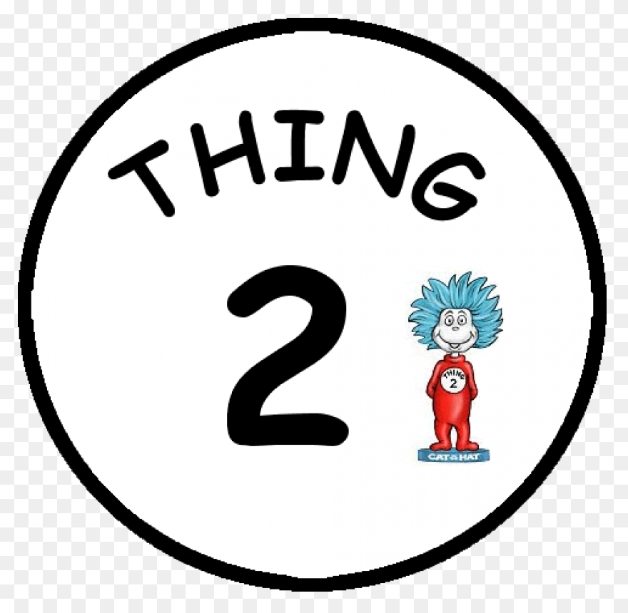 Dr Seuss Coloring Pages Thing 1 And