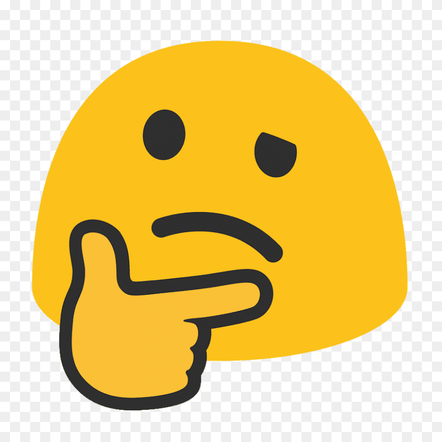 16+ Thinking Face View Thinking Face Emoji Clipart. Free PNG Clip Art Images