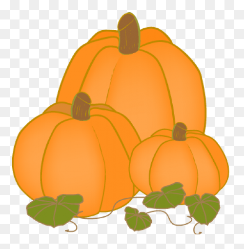 Happy Thanksgiving Pumpkin Clipart 
