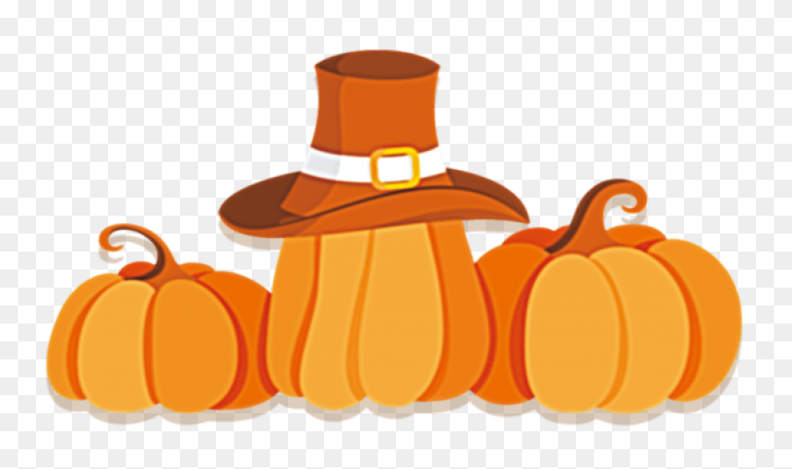 Happy Thanksgiving Pumpkin Clipart 