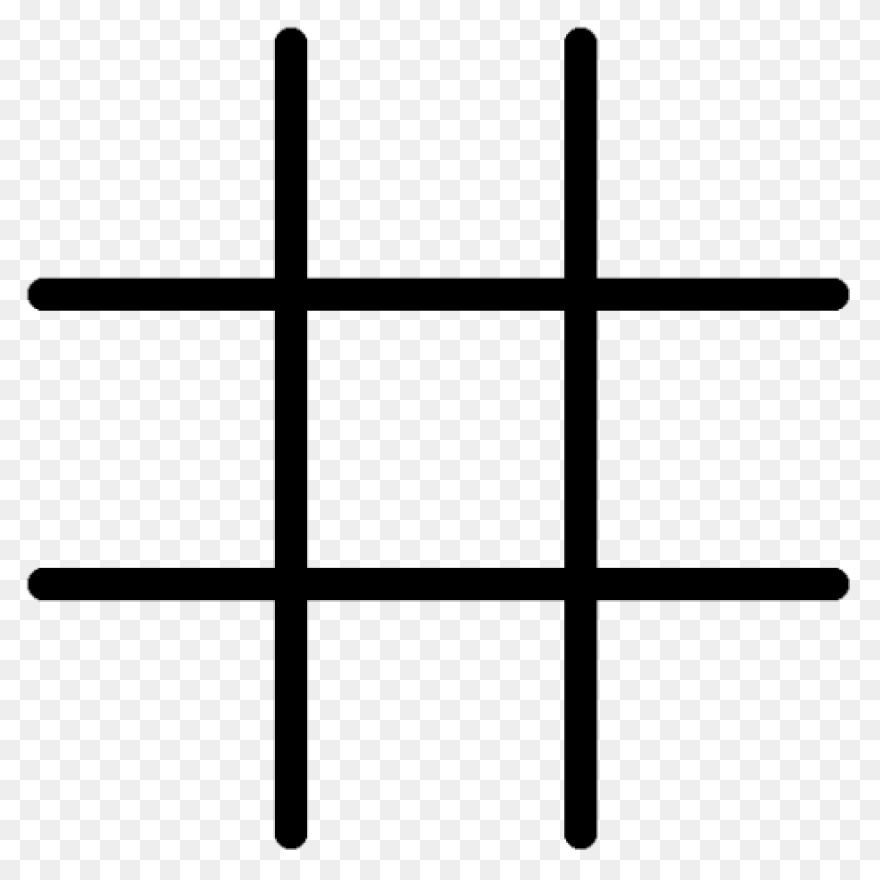 Transparent Tic Tac Toe Board Png -