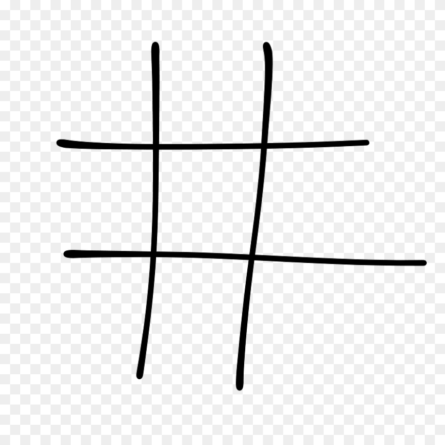 Transparent Tic Tac Toe Board Png -