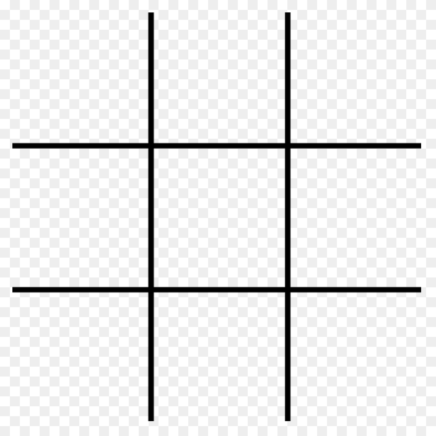 Transparent Tic Tac Toe Board Png -