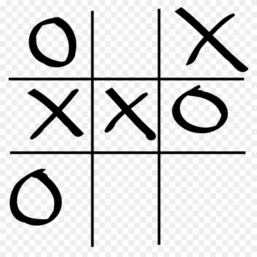 Transparent Tic Tac Toe Board Png -
