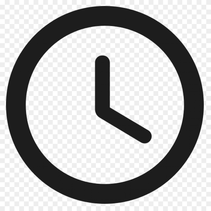 Black Time Icon - Free Black Time I