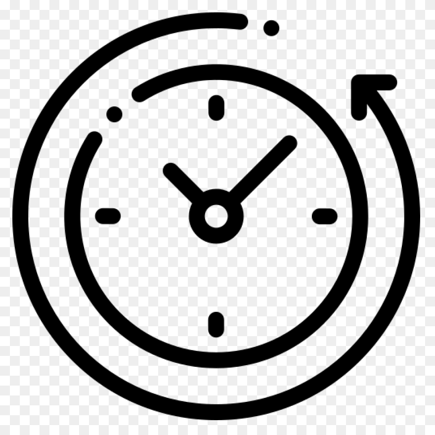 Black Time Icon - Free Black Time I