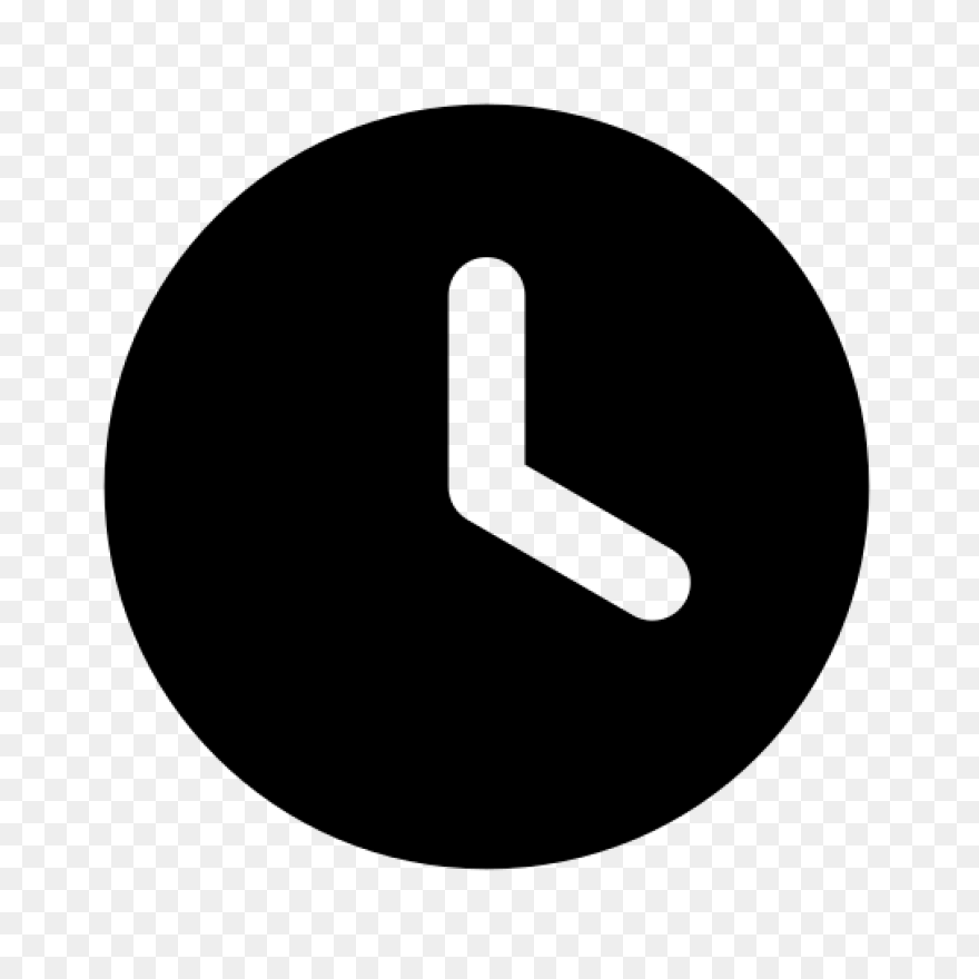 Black Time Icon - Free Black Time I