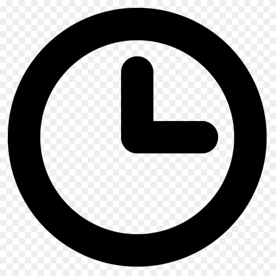 Black Time Icon - Free Black Time I