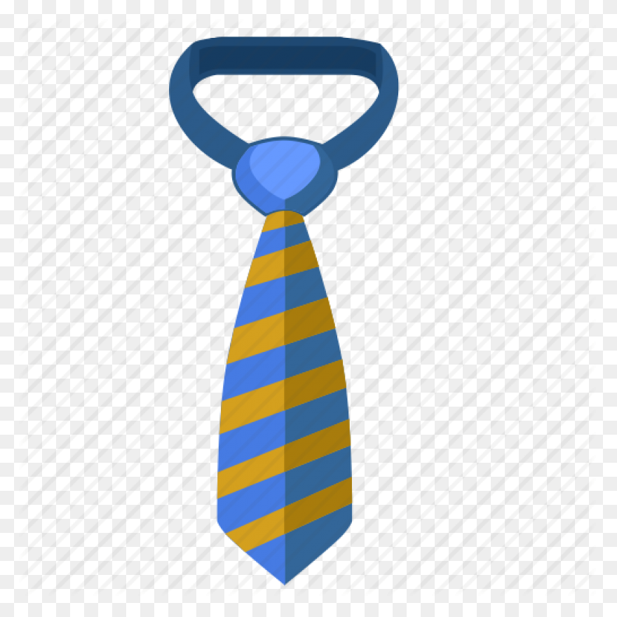 Tie Necktie Line Electric Blue Clip