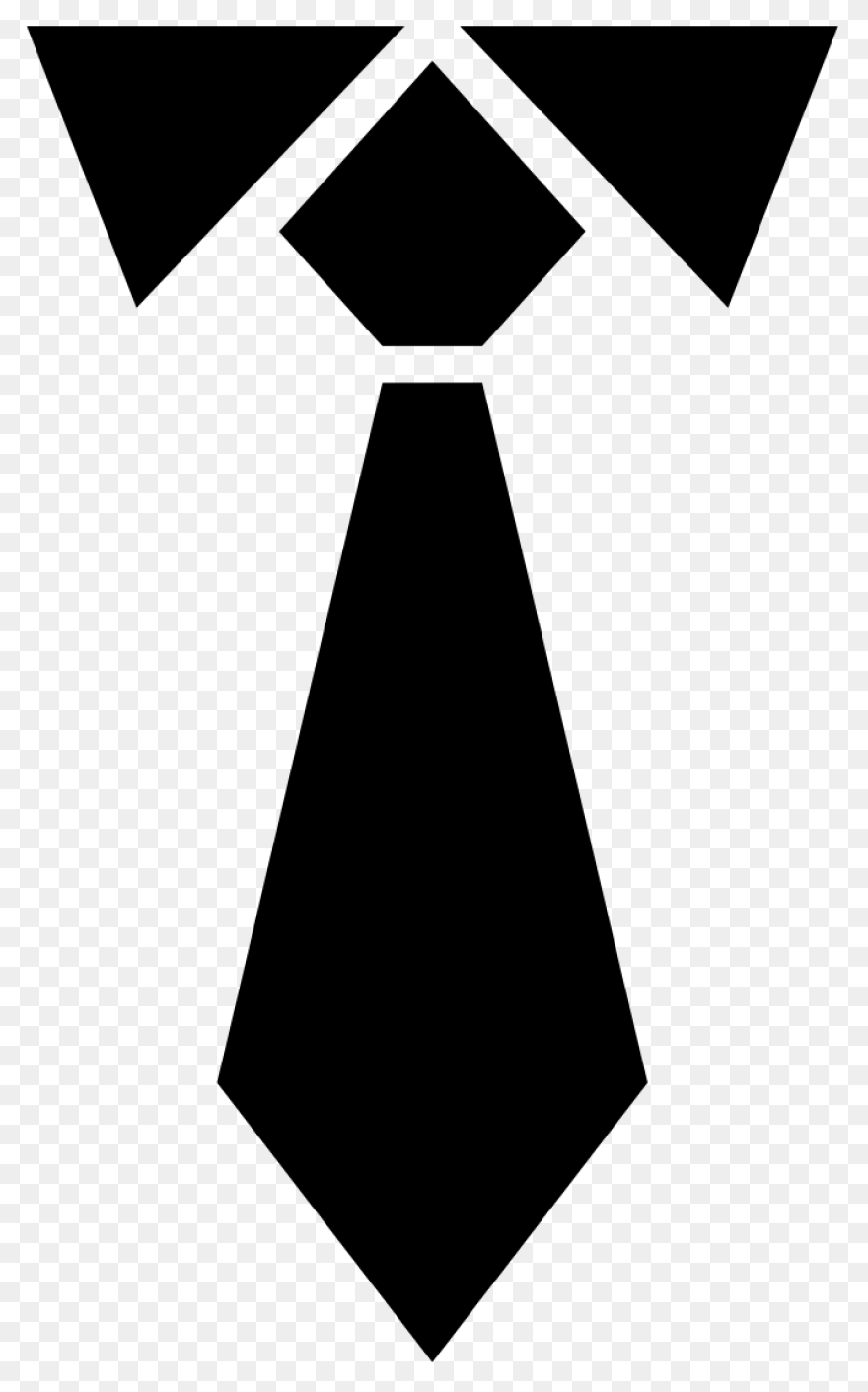 Tie Necktie Line Electric Blue Clip