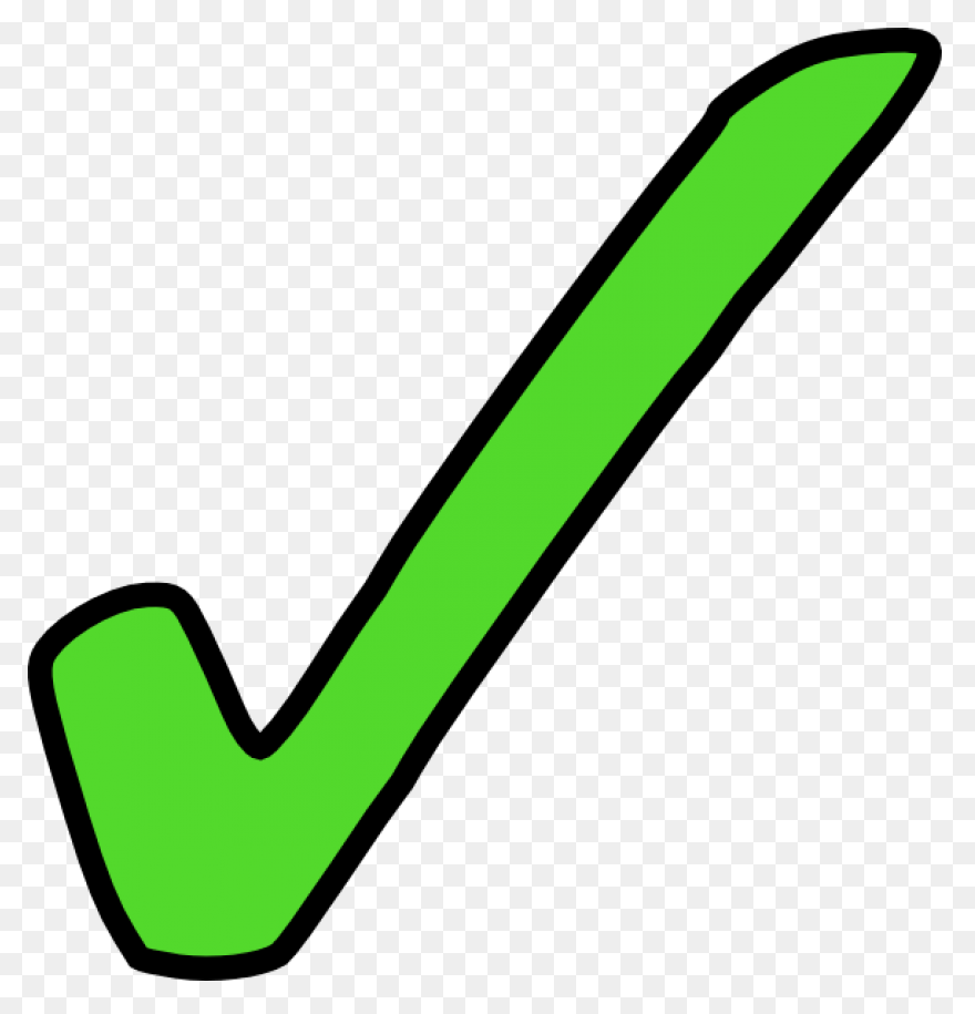 Bright Green Tick Clipart At - Tick