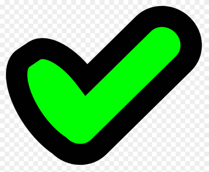 Bright Green Tick Clip Art At Clipa