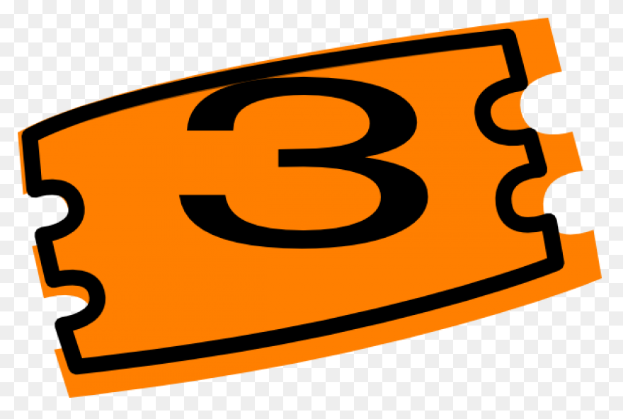 3 Ticket Clipart At .com - Ticket