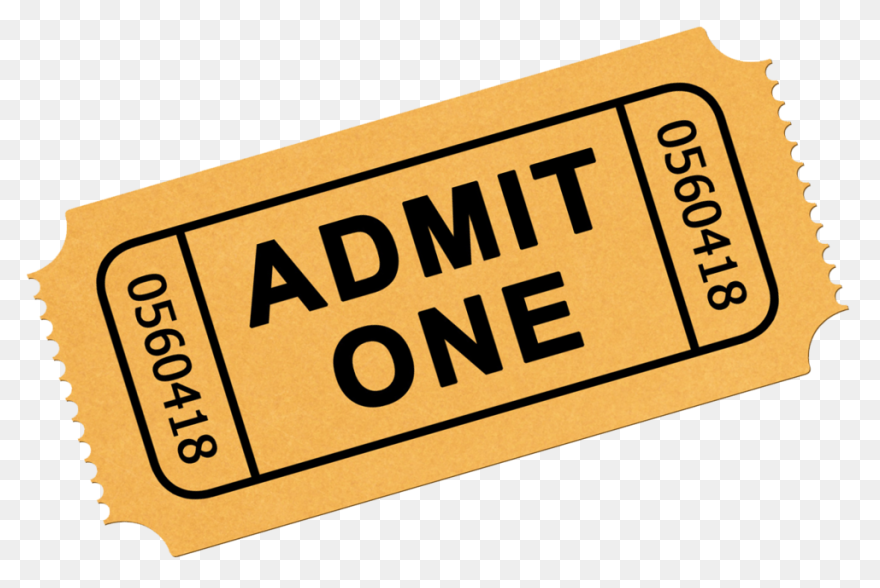 Golden Ticket Clipart Template Clip