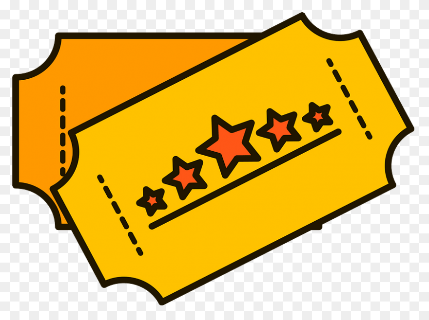 Golden Ticket Clipart Template Clip