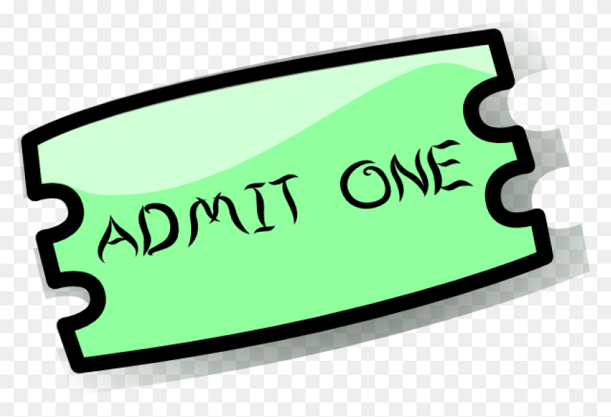 Ticket Clipart At .com Vector - Ticket
