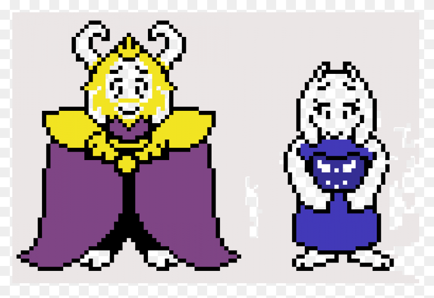 Toriel Sprite/pixel Art By Charting