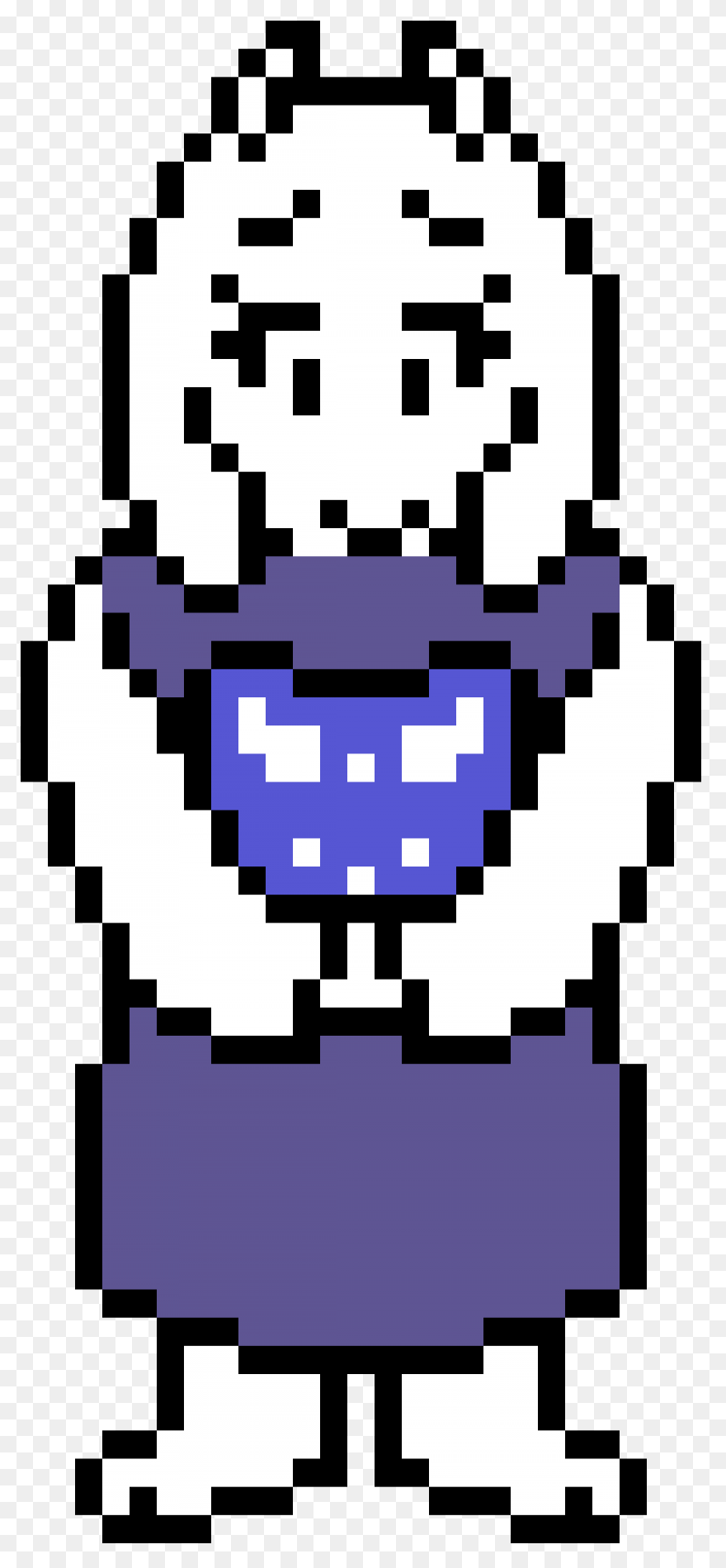 Toriel Sprite/pixel Art By Charting
