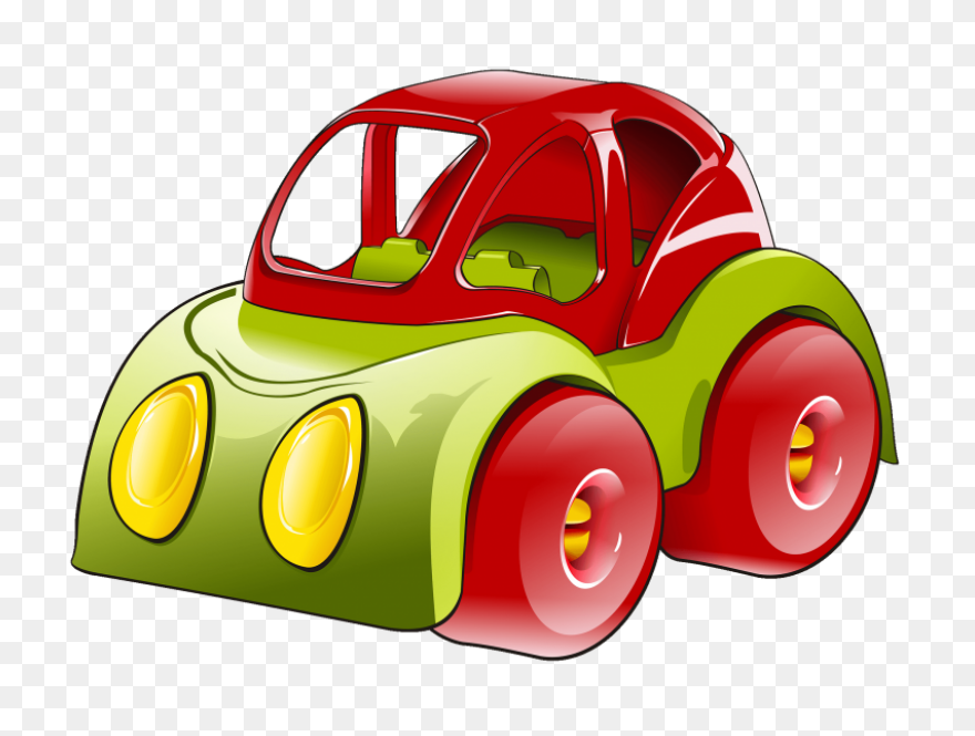 Cute Green Toy Car Clip Art | Green