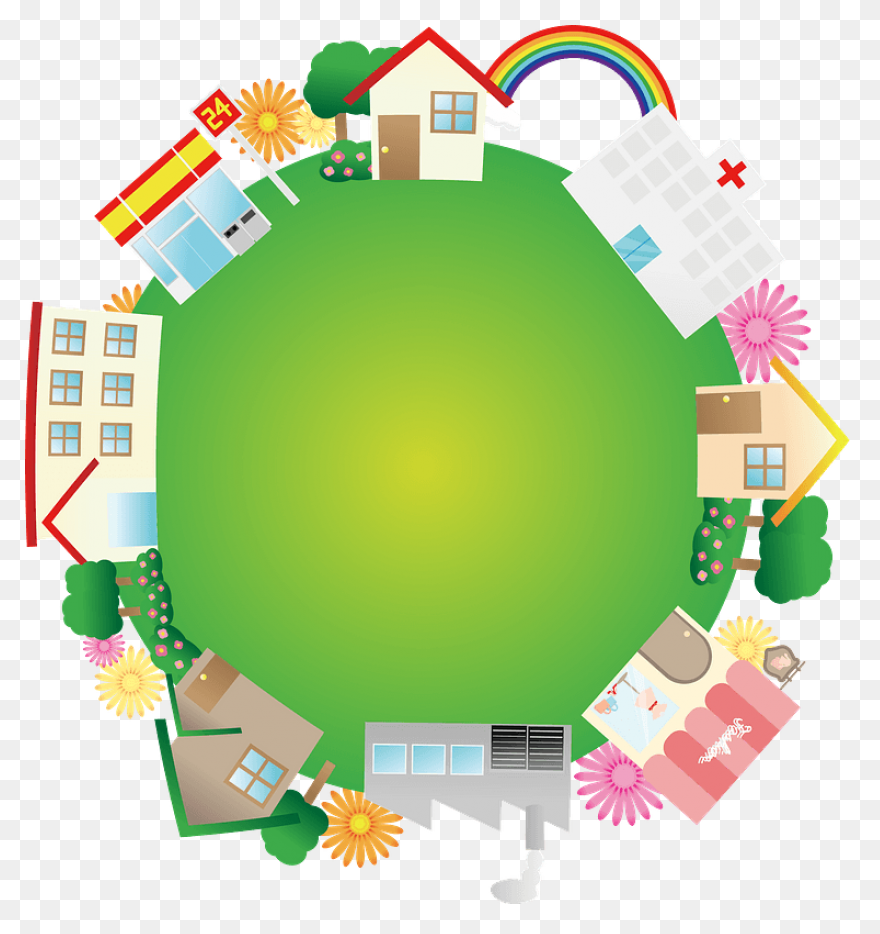 Town Clipart Town Background - Town