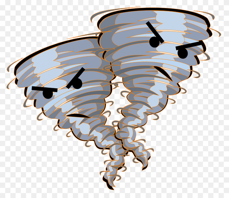 Clipart - Simple Cartoon Tornado - 