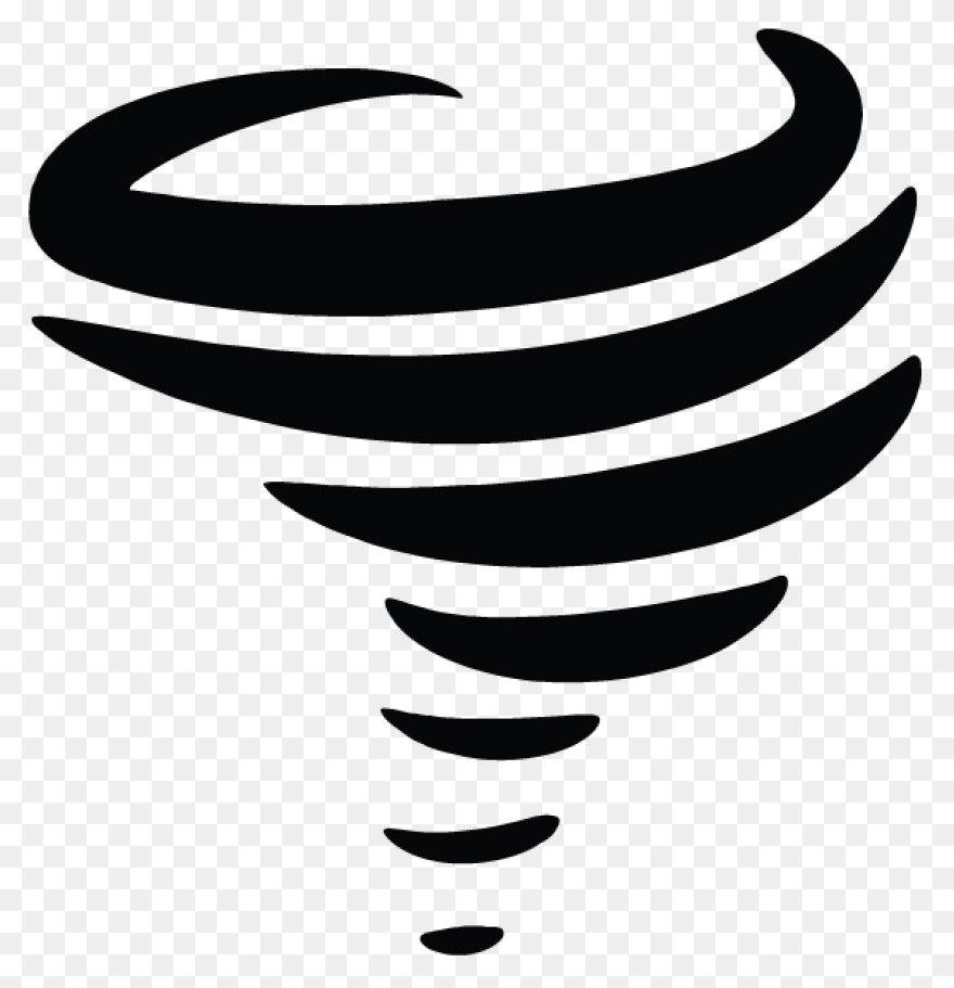 Clipart - Simple Cartoon Tornado - 