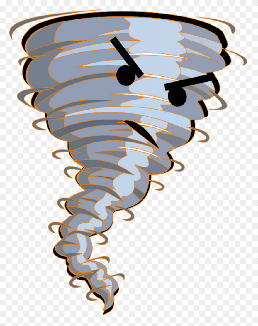 Clipart - Simple Cartoon Tornado - 